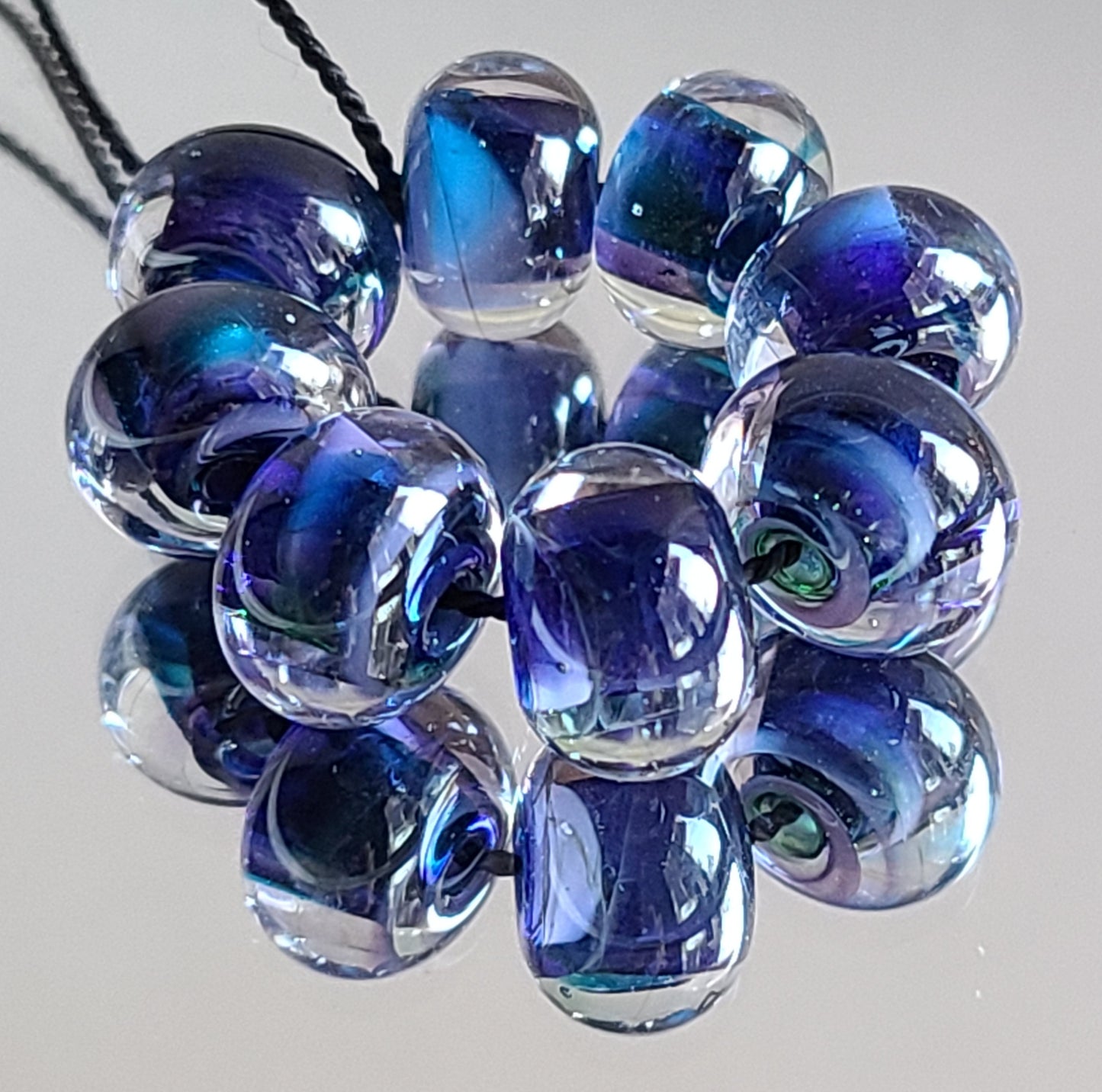 Thunderstorm Round Beads