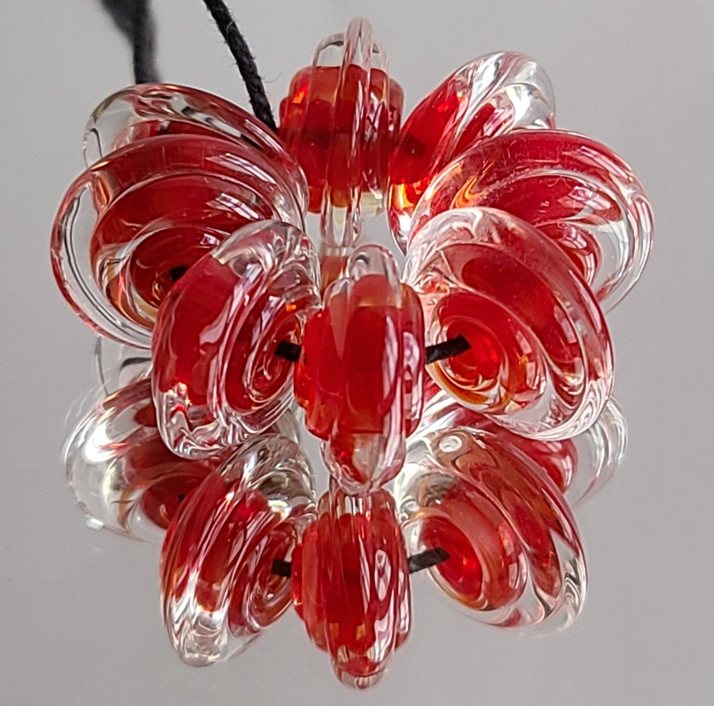 Apple Red Disk Beads