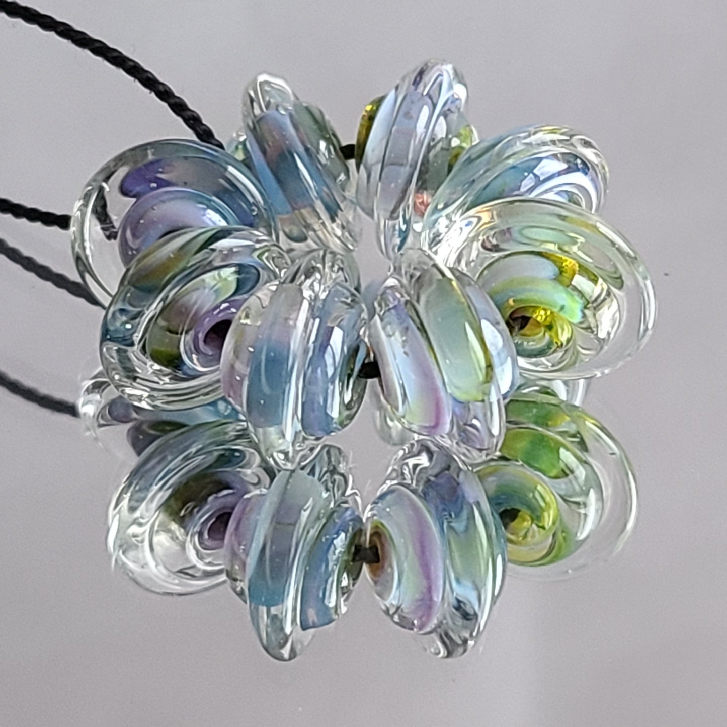 Hydrangea Disk Beads