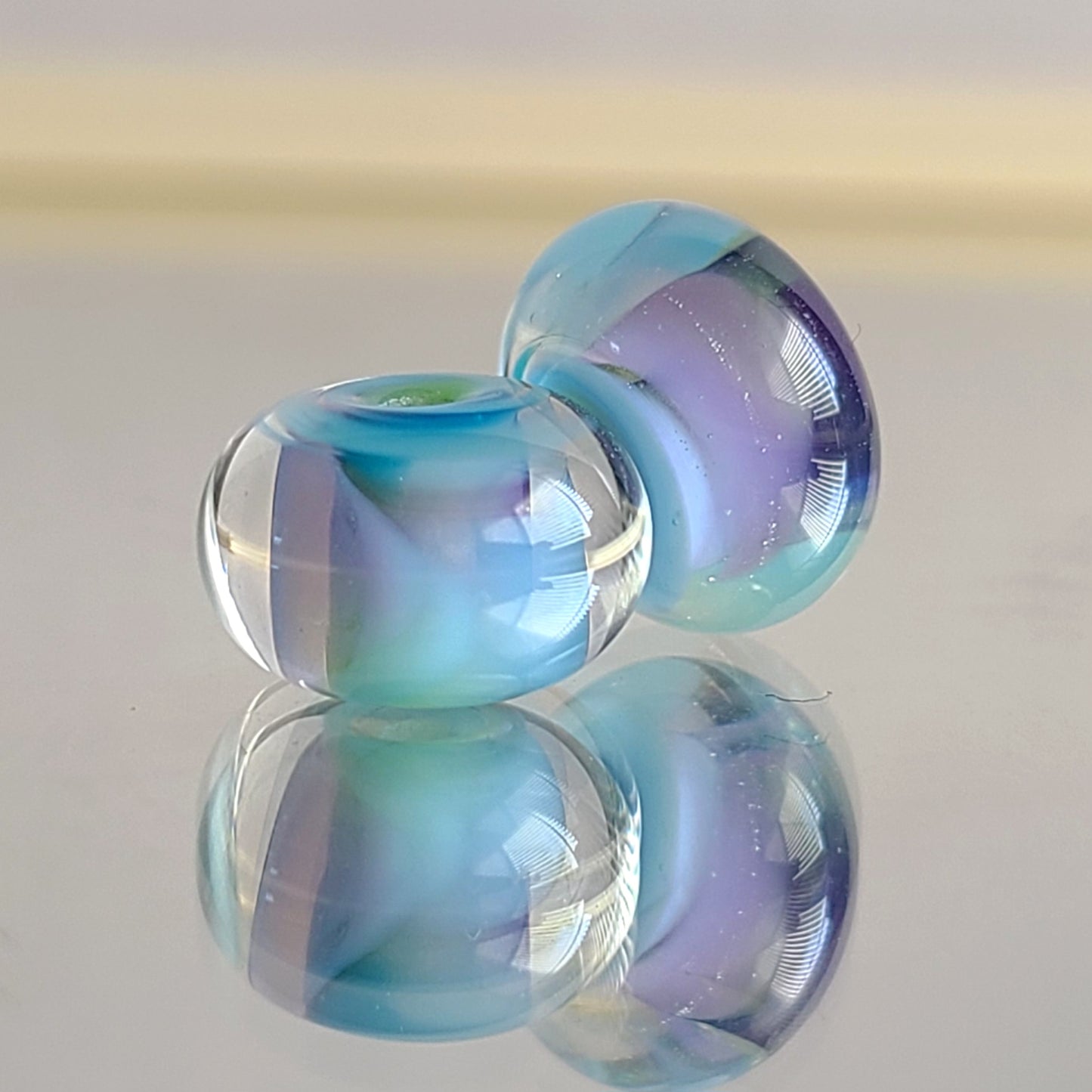 Moon Goddess Handmade Lampwork Beads