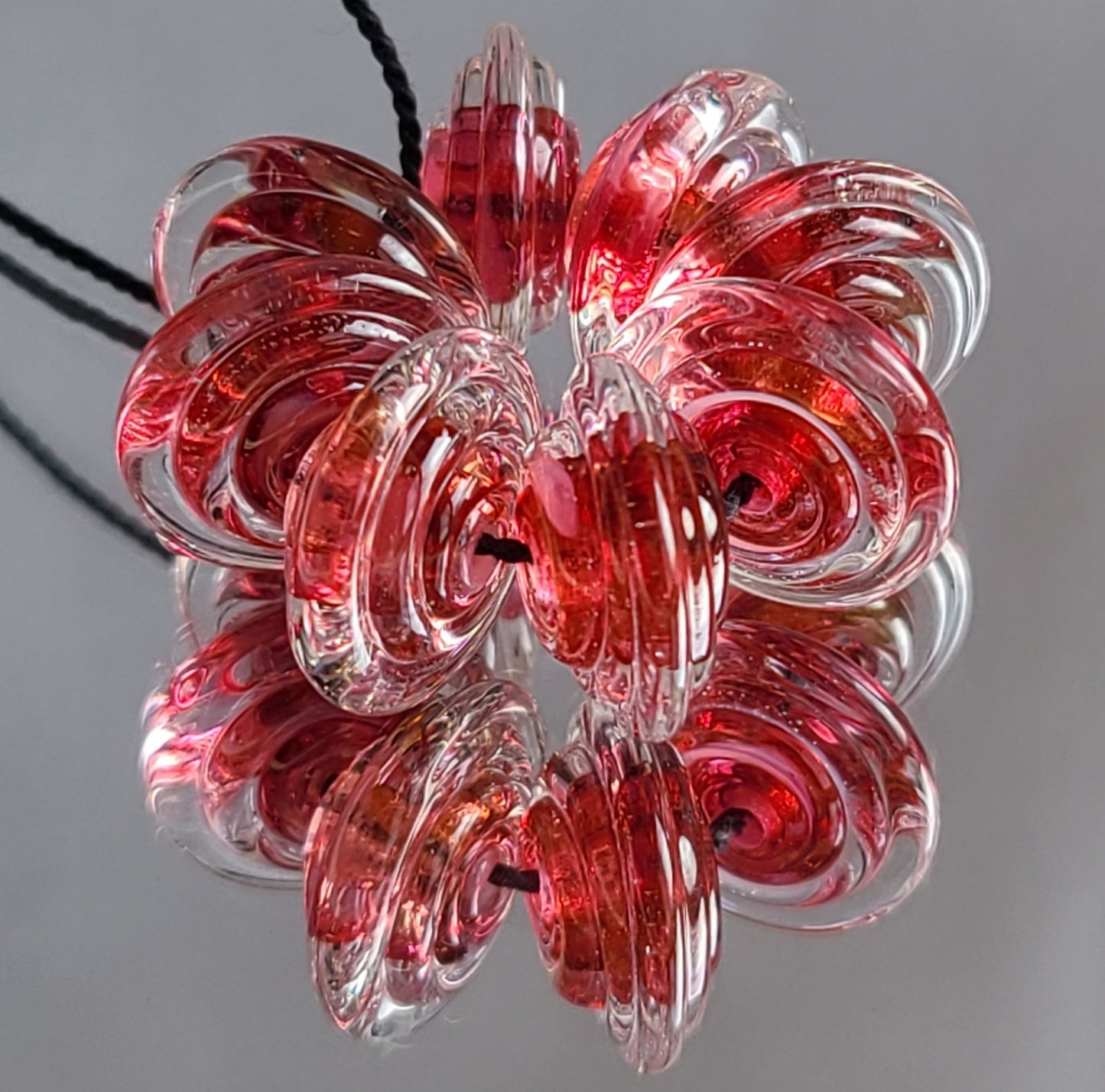 Rose Bouquet Disk Beads