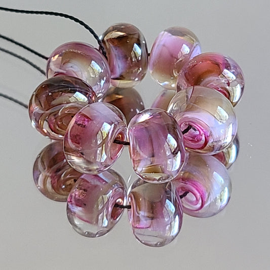Cherry Blossom Round Beads