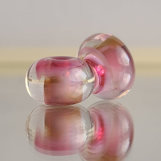 Cherry Blossom Handmade Lampwork Beads