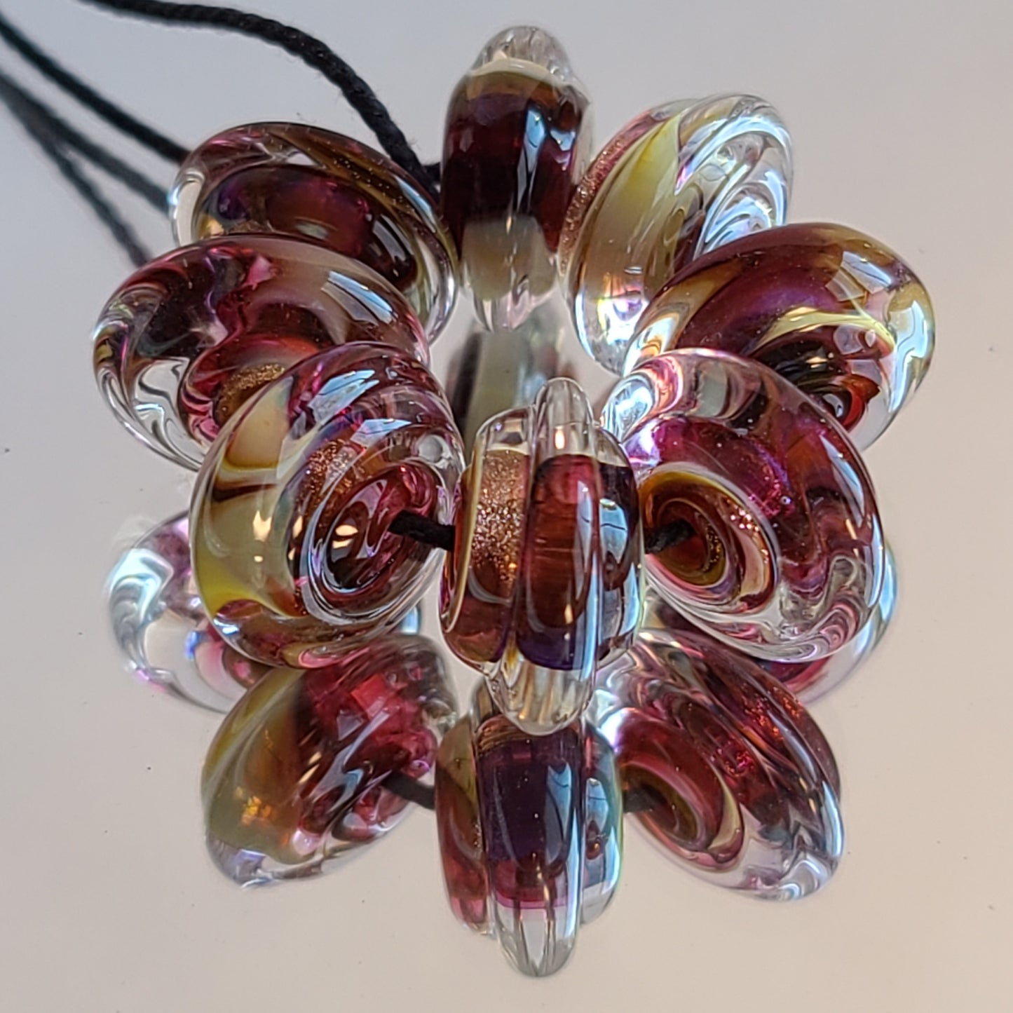 Firecracker Disk Beads