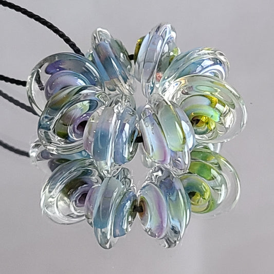 Hydrangea Disk Beads