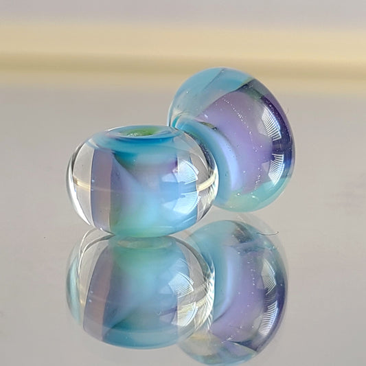 Moon Goddess Handmade Lampwork Beads