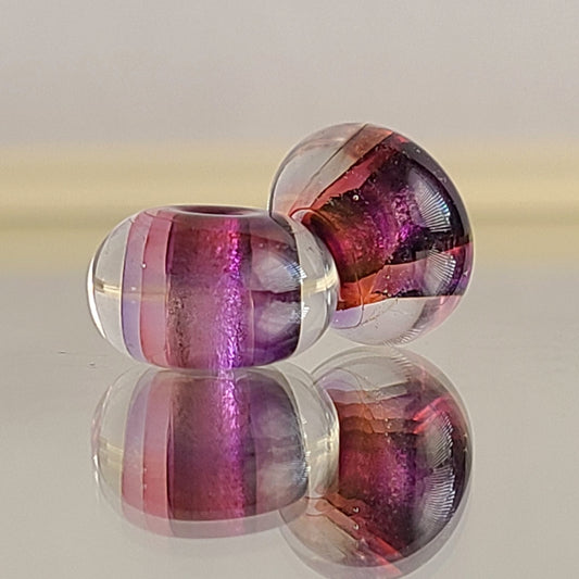 Potpouri Handmade Lampwork Pair