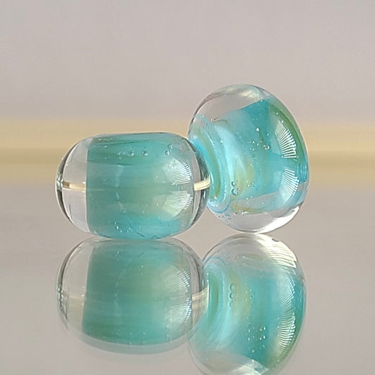 Robbins Egg Handmade Lampwork Beads