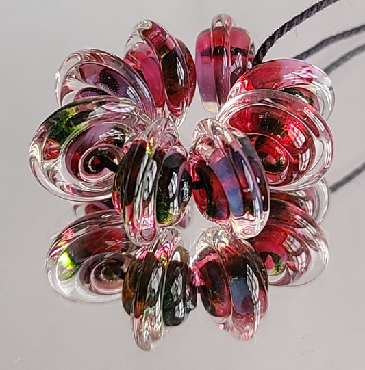 Sugar Plum Fairy Disk Beads