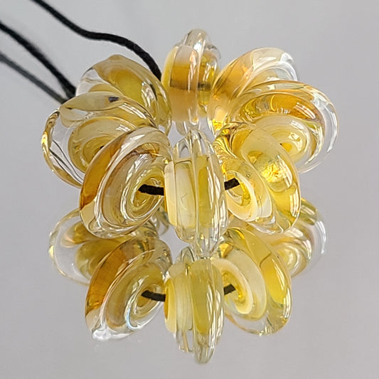 Sun Glow Disk Beads