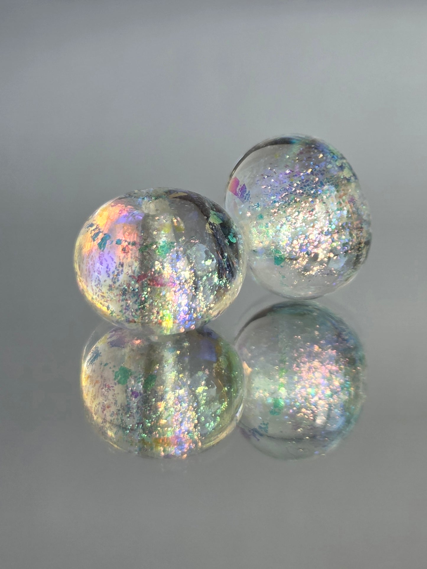 Rainbow Dichroic Pair Beads
